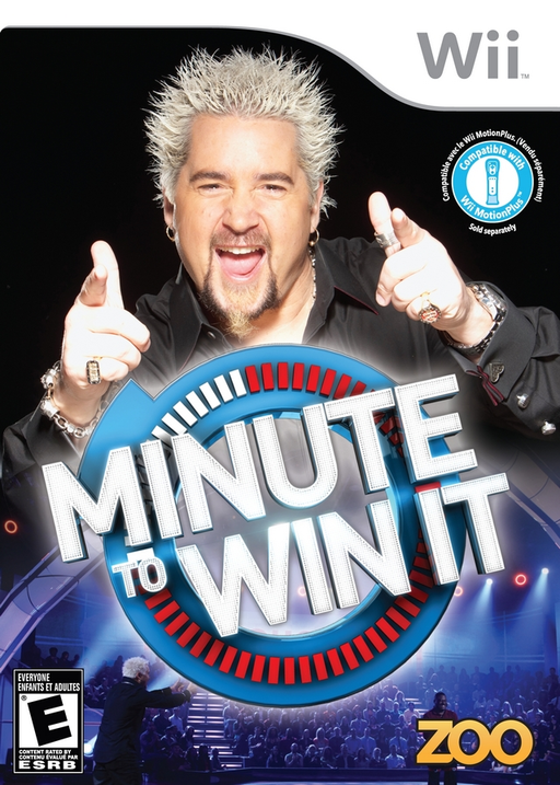 Minute to Win It box art for Wii